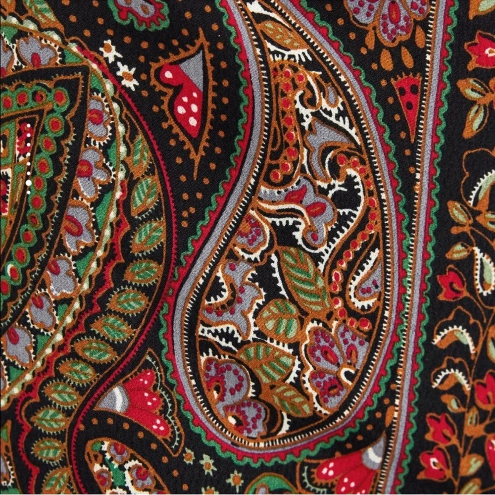NWT Zara Chic Paisley Wrap Dress - Picture 9 of 13